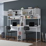 Hanah Home Escritorio de Estudio Blanco 210 cm